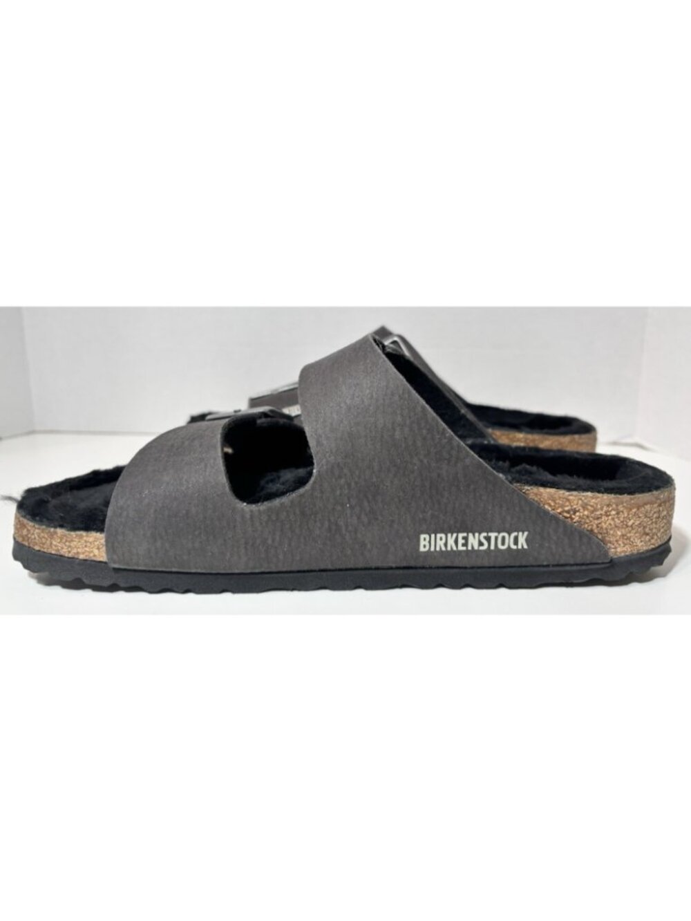 Birkenstock ARIZONA FUR Shearling EU40 BLACK W9/M7 Sandals - Picture 5 of 8